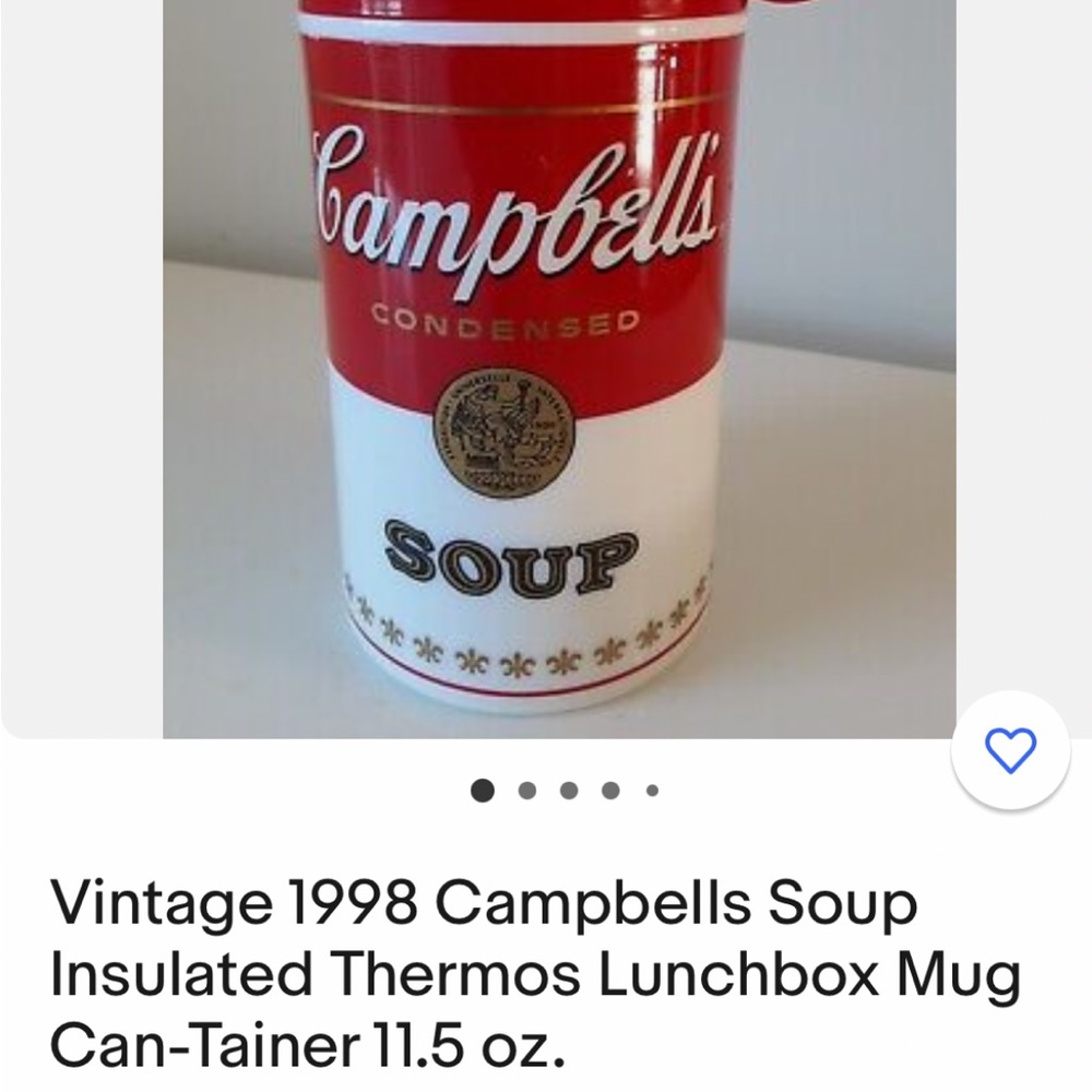 Campbell soup thermos - Picture 4 of 4